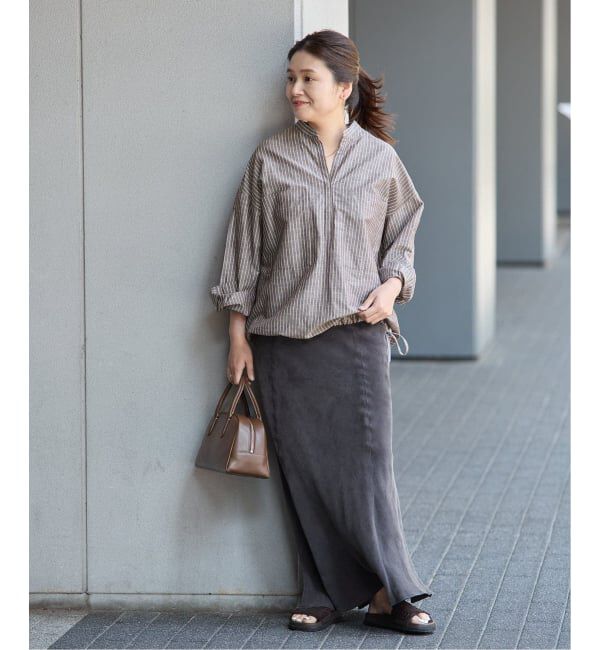 JOURNAL STANDARD「《追加2》ハードマンズリネンコットンスキッパーシャツ」|シャツ・ブラウス|