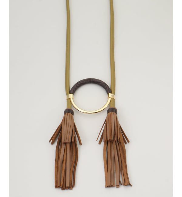 journal standard L'essage「【FUMIE TANAKA/フミエタナカ】 ring tassel ネックレス」|ネックレス|