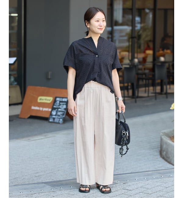 JOURNAL STANDARD「《追加2》ウォッシャブルコットンリネンIVISストレートパンツ」|その他|