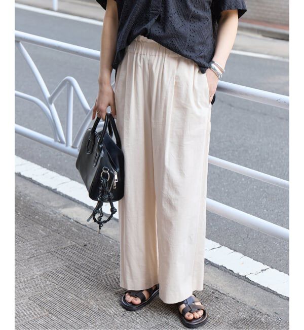 JOURNAL STANDARD「《追加2》ウォッシャブルコットンリネンIVISストレートパンツ」|その他|