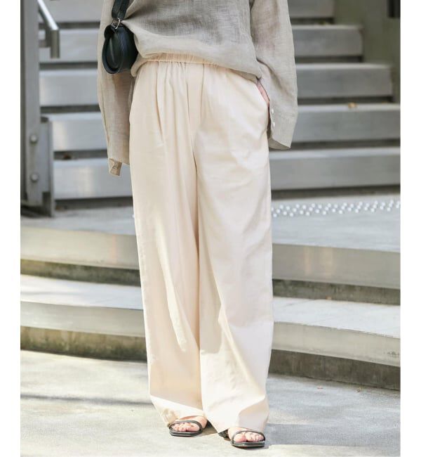 JOURNAL STANDARD「《追加2》ウォッシャブルコットンリネンIVISストレートパンツ」|その他|