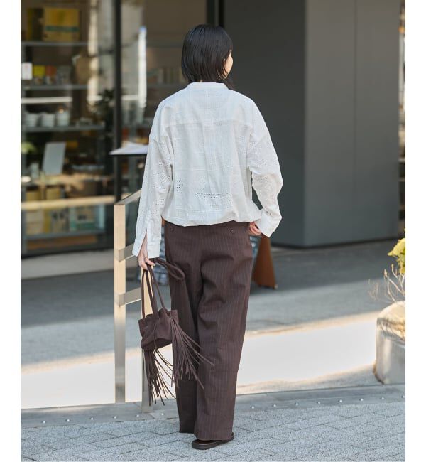 JOURNAL STANDARD「《追加2》ウォッシャブルコットンリネンIVISストレートパンツ」|その他|