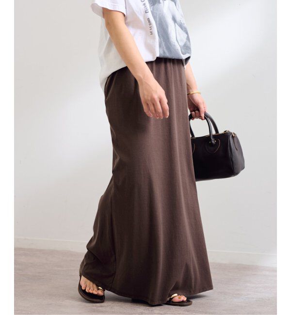 FRAMeWORK「カットナロースカート」|スカート|