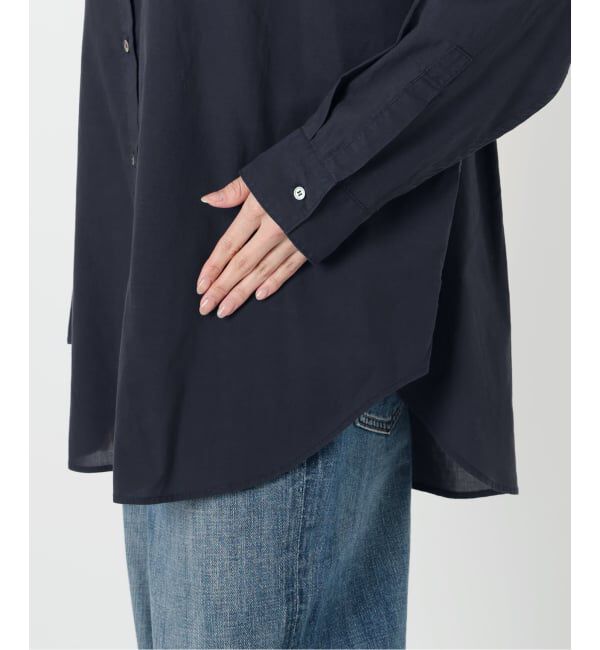 Spick and Span「《追加》ガーメントダイカシュクールシャツ」|シャツ・ブラウス|