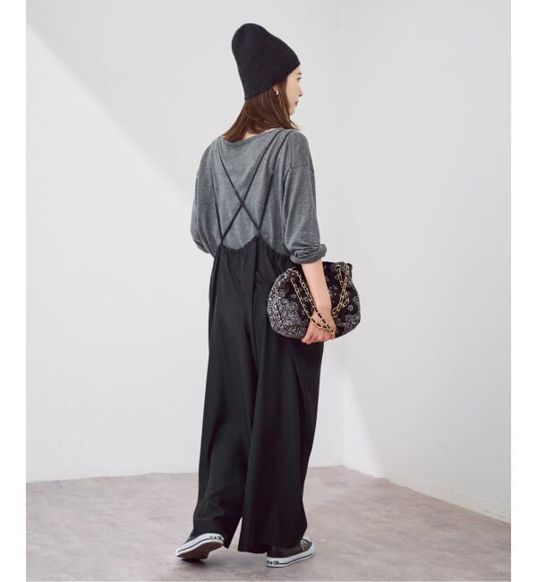 FRAMeWORK「≪追加≫キュプラツイルキャミサロペット 3」|オールインワン|