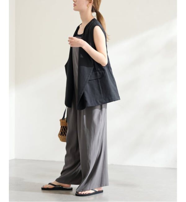 FRAMeWORK「≪追加≫キュプラツイルキャミサロペット 3」|オールインワン|