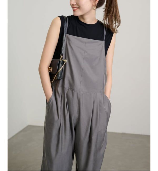 FRAMeWORK「≪追加≫キュプラツイルキャミサロペット 3」|オールインワン|