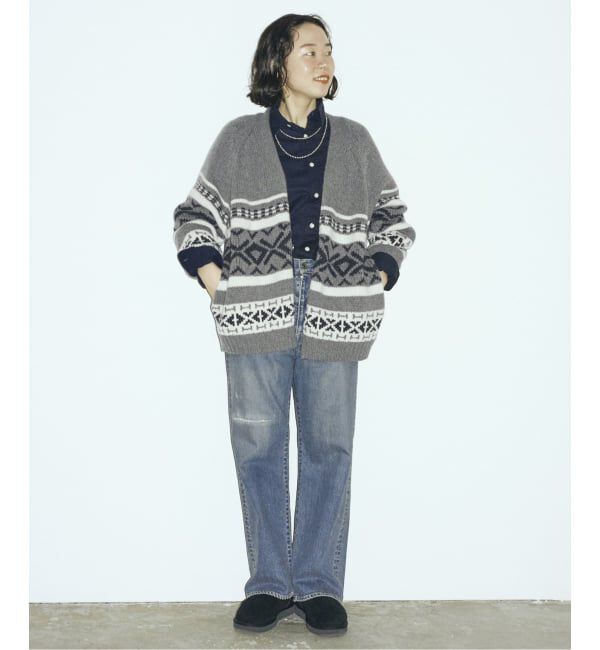 FRAMeWORK「≪追加≫ジャガードカーディガン 2」|カーディガン|