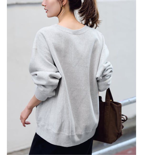 FRAMeWORK「Champion 別注リバースウィーブ ロゴスウェットポケットプルオーバー」|スウェット・ジャージ|