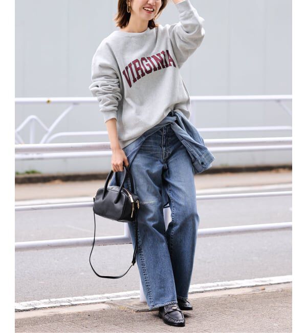 FRAMeWORK「Champion 別注リバースウィーブ ロゴスウェットポケットプルオーバー」|スウェット・ジャージ|