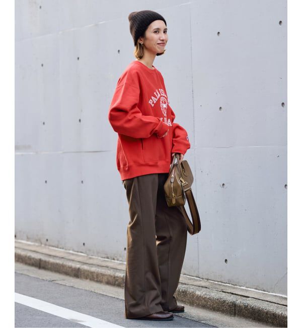 FRAMeWORK「Champion 別注リバースウィーブ ロゴスウェットポケットプルオーバー」|スウェット・ジャージ|