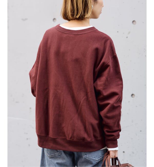 FRAMeWORK「Champion 別注リバースウィーブ ロゴスウェットポケットプルオーバー」|スウェット・ジャージ|