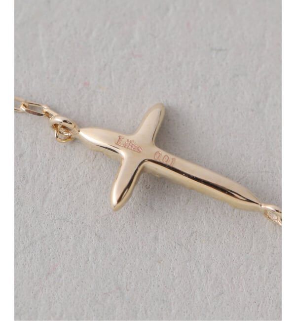 Lilas by Spick&Span「クロスダイヤブレスレット K10」|ブレスレット・バングル|