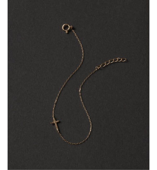 Lilas by Spick&Span「クロスダイヤブレスレット K10」|ブレスレット・バングル|