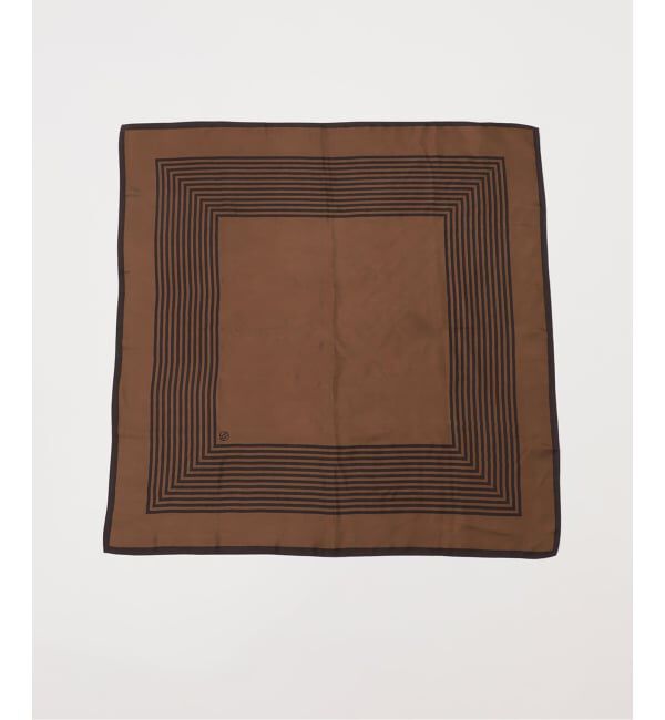 NOBLE「LE SCARF/レスカーフ STRIPED SCARF 80cm」|バンダナ・スカーフ|
