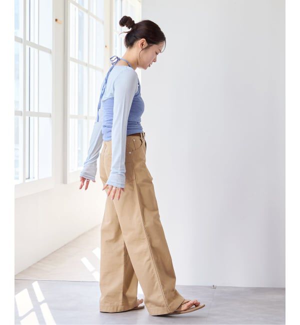 U by SPICK&SPAN「ヴィンテージライクチノパンツ」|チノ|