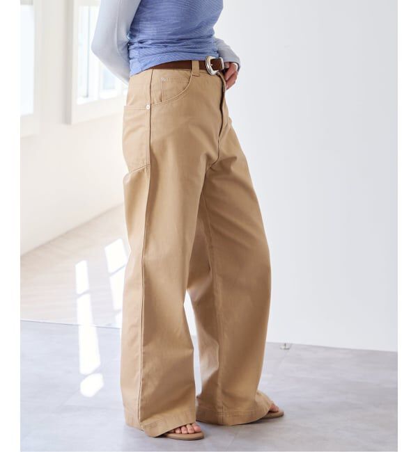 U by SPICK&SPAN「ヴィンテージライクチノパンツ」|チノ|