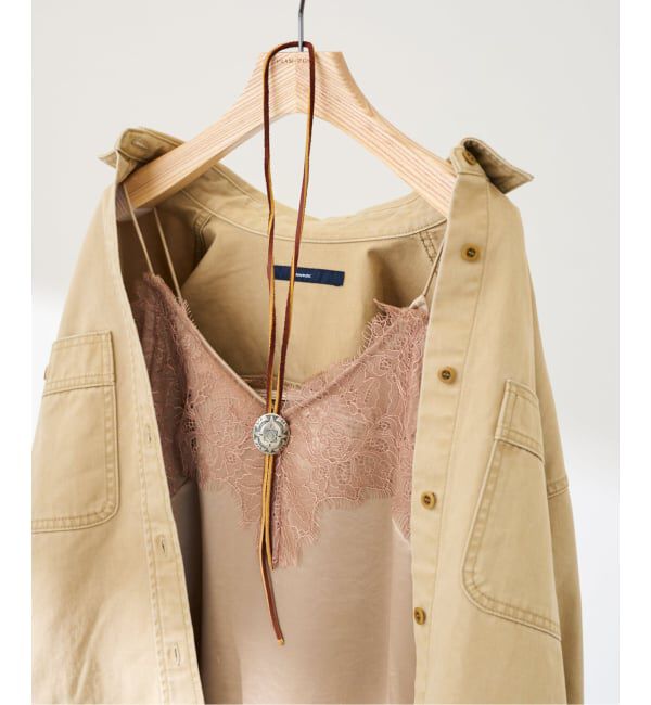 FRAMeWORK「ONIT / オニット 別注レースキャミソール」|キャミソール|ベージュ