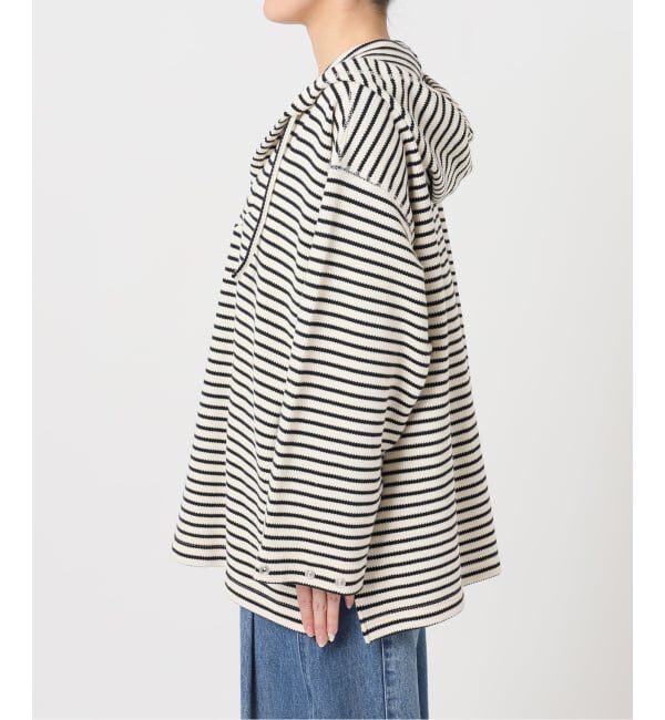 U by SPICK&SPAN「LENO ボーダーメキシカン パーカー」|パーカー|