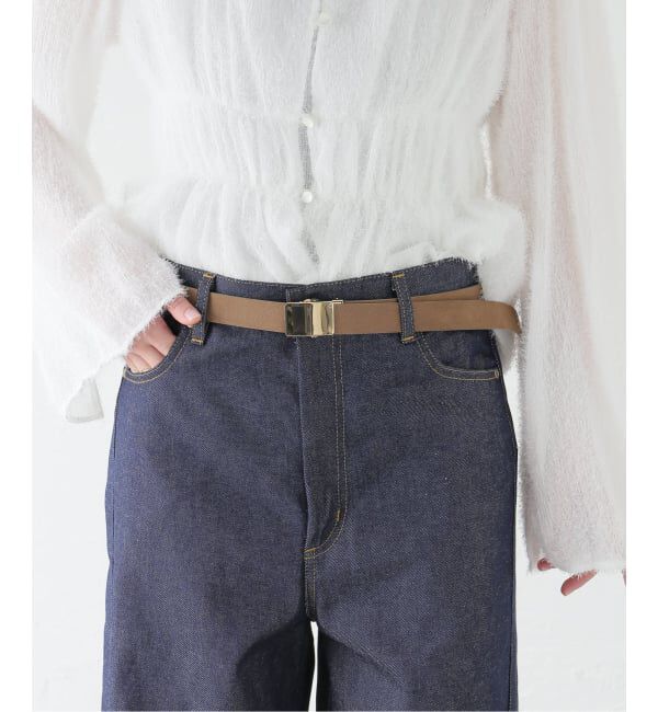 U by SPICK&SPAN「LEFIJE / レフィエ スウェードガチャベルト」|ベルト|