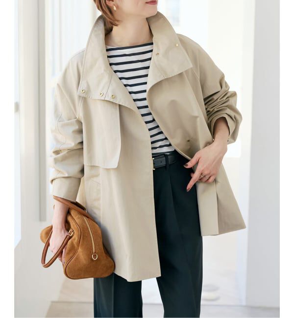 Spick and Span「CO/PAスタンドカラーショートコート」|その他|