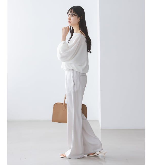 NOBLE「ワイドスリーブ ショートプルオーバー」|ニット・セーター|