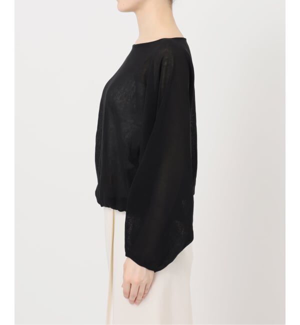 NOBLE「ワイドスリーブ ショートプルオーバー」|ニット・セーター|