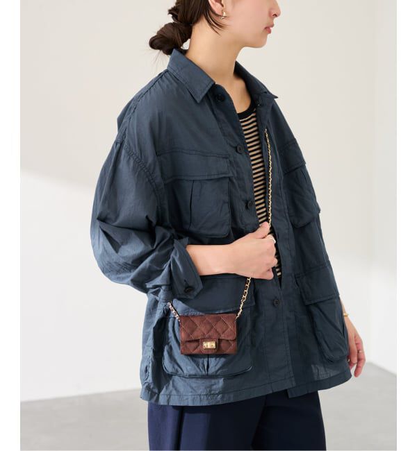 FRAMeWORK「ローンワッシャーミリタリージャケット」|ミリタリージャケット|