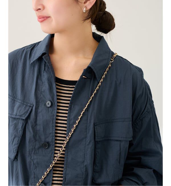 FRAMeWORK「ローンワッシャーミリタリージャケット」|ミリタリージャケット|