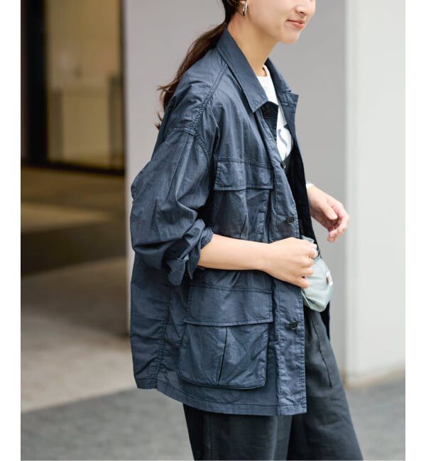 FRAMeWORK「ローンワッシャーミリタリージャケット」|ミリタリージャケット|