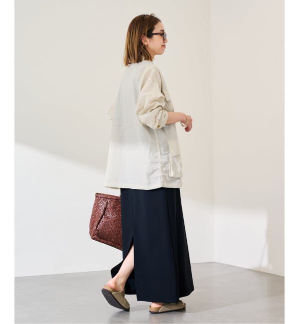 FRAMeWORK「ローンワッシャーミリタリージャケット」|ミリタリージャケット|