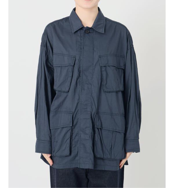 FRAMeWORK「ローンワッシャーミリタリージャケット」|ミリタリージャケット|