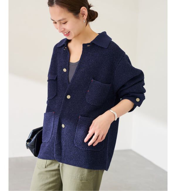 FRAMeWORK「MEIAS KNIT カバーオール」|カーディガン|