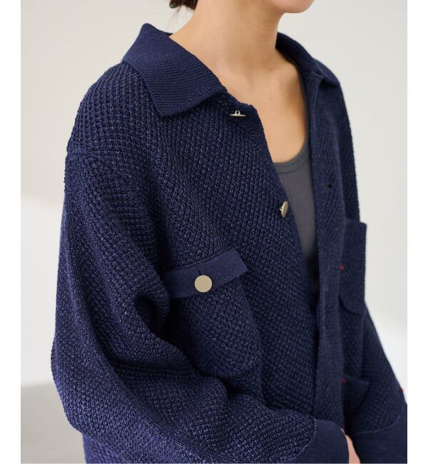 FRAMeWORK「MEIAS KNIT カバーオール」|カーディガン|