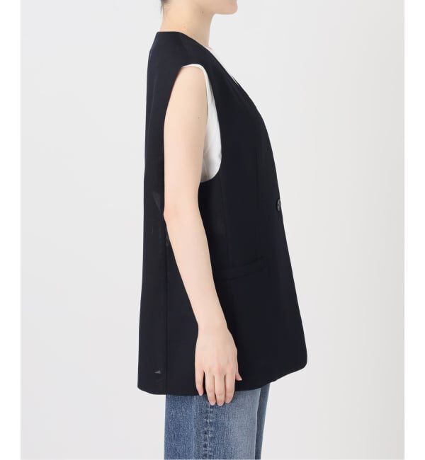 Spick and Span「《予約》ドライメッシュツイードベスト」|ベスト・ジレ|