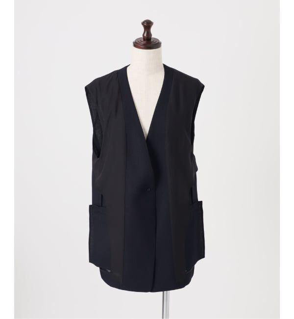 Spick and Span「《予約》ドライメッシュツイードベスト」|ベスト・ジレ|