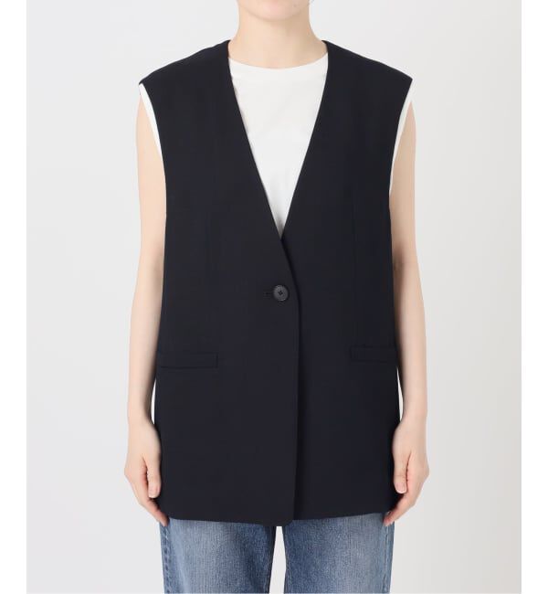 Spick and Span「《予約》ドライメッシュツイードベスト」|ベスト・ジレ|