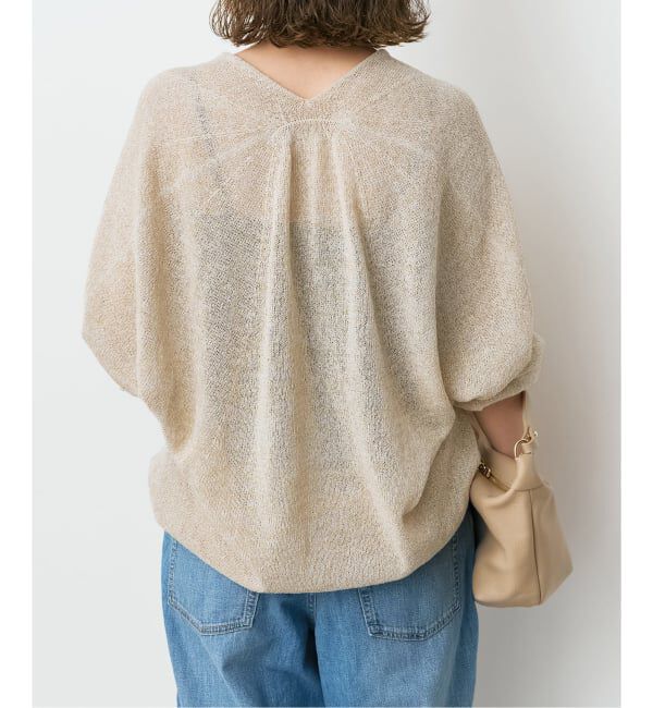 Spick and Span「《予約》ペーパーヤーンコクーンシルエットプルオーバー」|ニット・セーター|