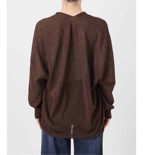 Spick and Span「《予約》ペーパーヤーンコクーンシルエットプルオーバー」|ニット・セーター|