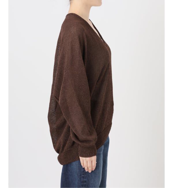 Spick and Span「《予約》ペーパーヤーンコクーンシルエットプルオーバー」|ニット・セーター|