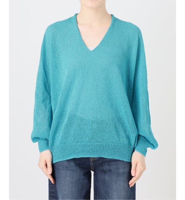 Spick and Span「《予約》ペーパーヤーンコクーンシルエットプルオーバー」|ニット・セーター|