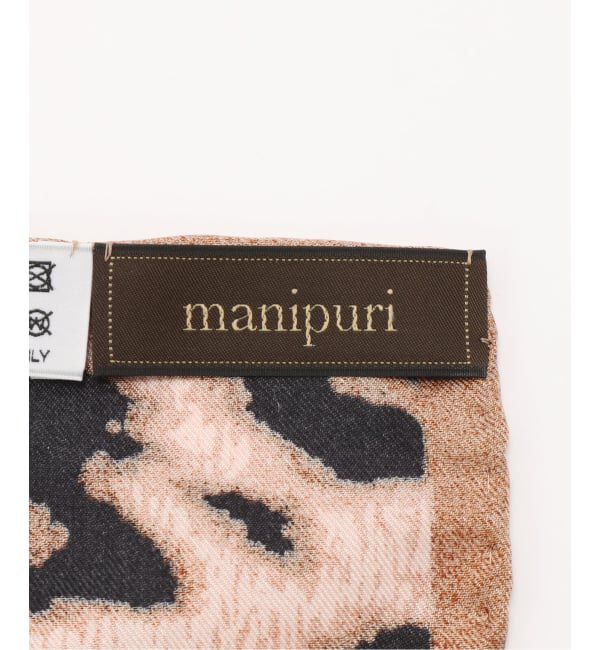 FRAMeWORK「manipuri/マニプリ シルク65 レオパード ペグ」|バンダナ・スカーフ|