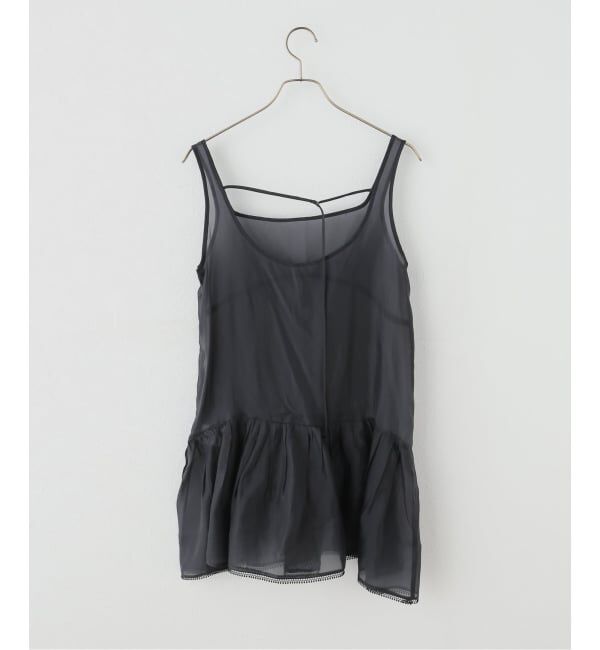 NOBLE「le / ル SHEER LAYERED MINI OP」|ワンピース|