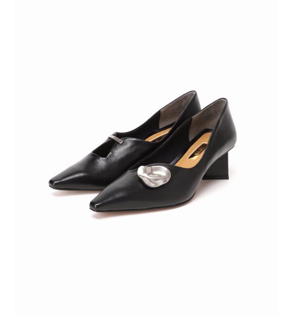 GRISE「《追加》GRISE5cmレザーARTYアシメカットパンプス」|パンプス|