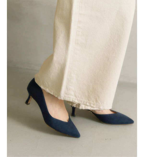  「≪追加≫5.5cmVカットサイドオープン」|パンプス|