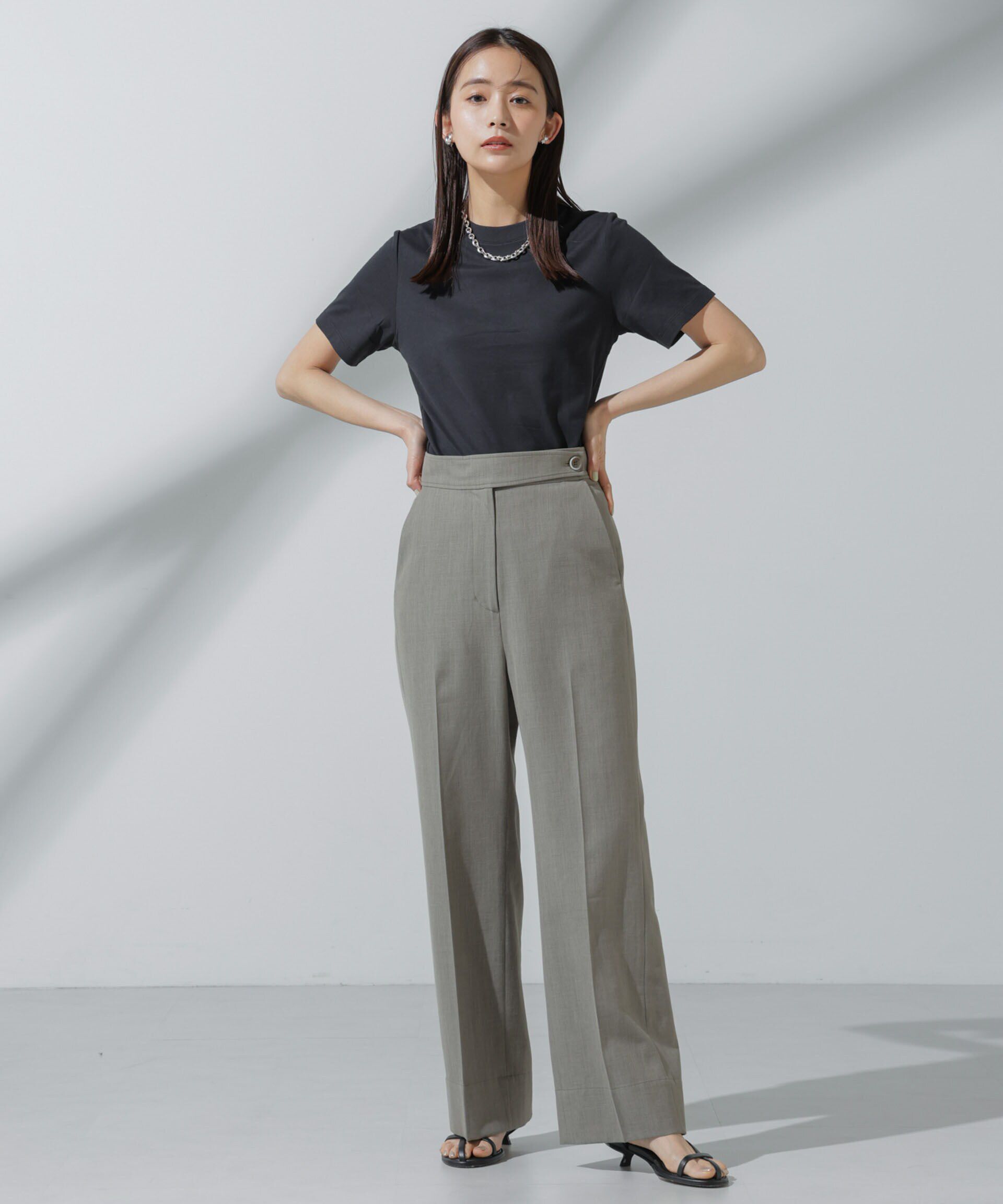 nano･universe「Anti Soaked(R) 汗染み防止 クルーネックTシャツ」|Tシャツ・カットソー|