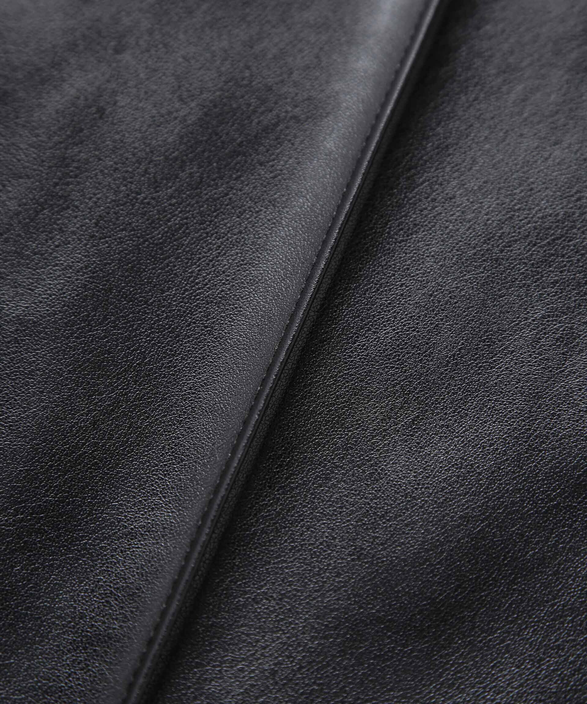 nano･universe「フェイクレザーベルテッドジャケット(セットアップ可)」|テーラードジャケット|