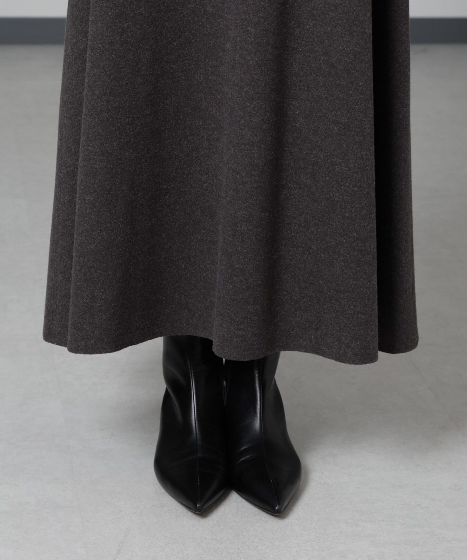 nano･universe「ニードルジャージーフレアスカート」|スカート|