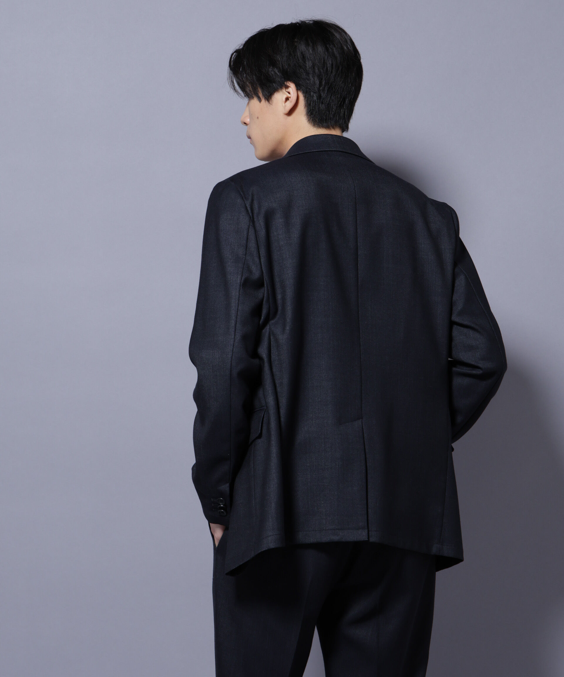 nano･universe「「N JACKET PREMIUM」ウールデニムジャケット/STRETCH(セットアップ可)」|スーツ|