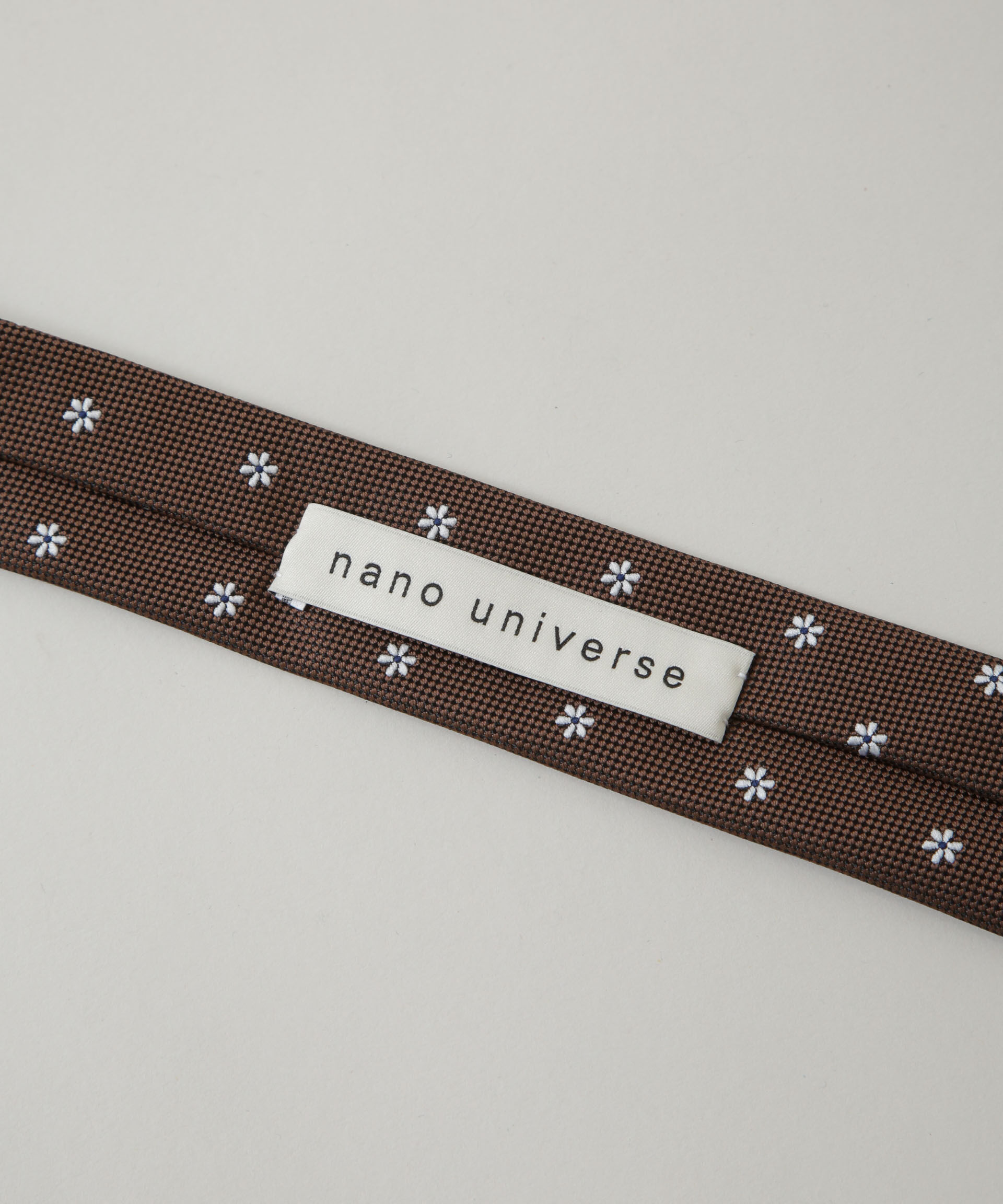 nano･universe「京都西陣ウォッシャブルフラワーモチーフネクタイ」|ネクタイ・蝶ネクタイ|